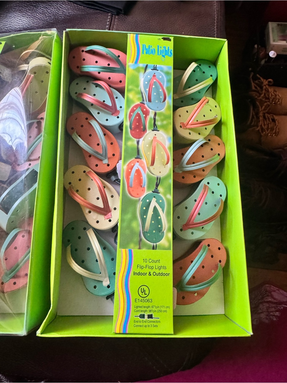 Patio Flip-Flop String Lights - Multicolor Statement lights
